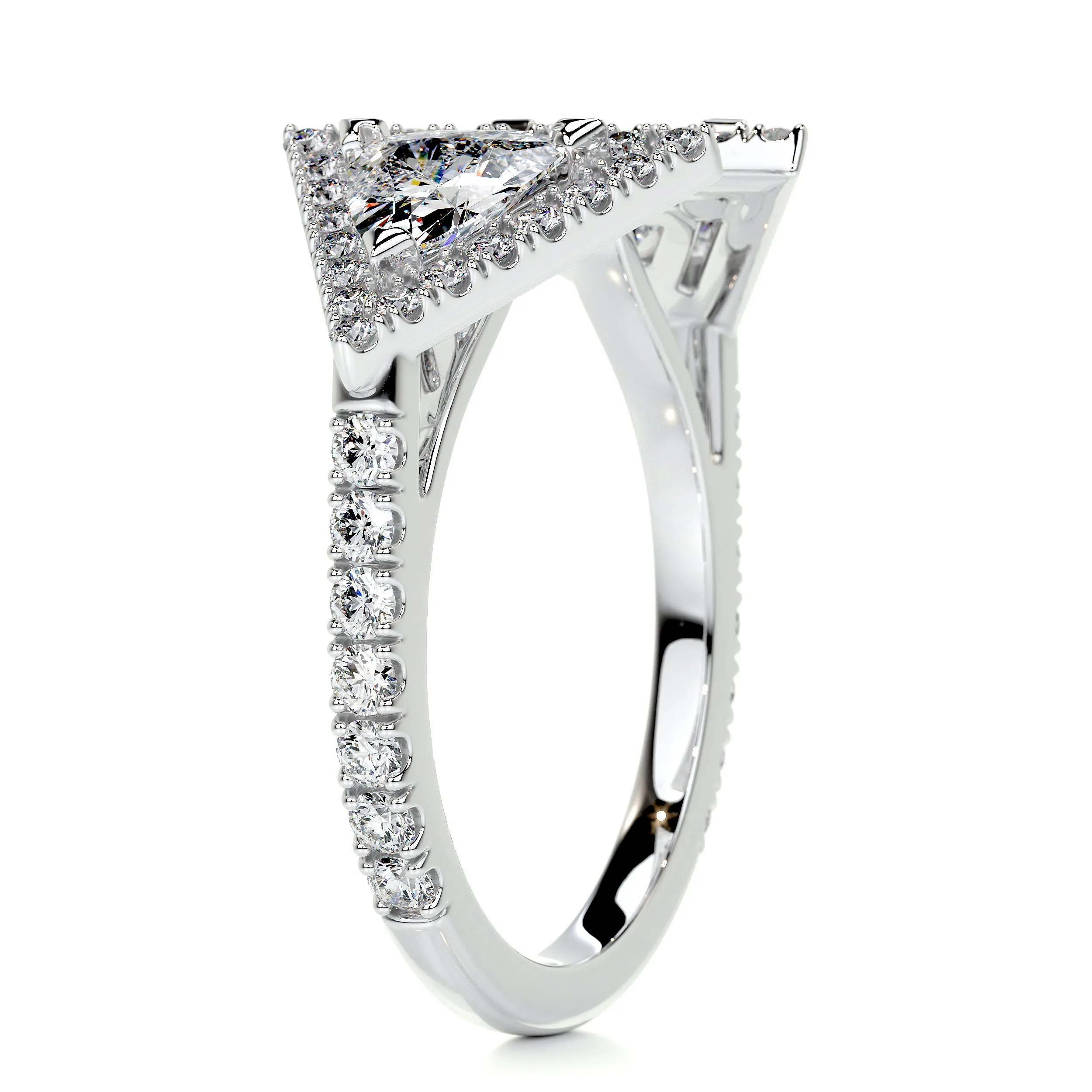 Olivia Fashion Diamond Ring   (1 carat) -18K White Gold