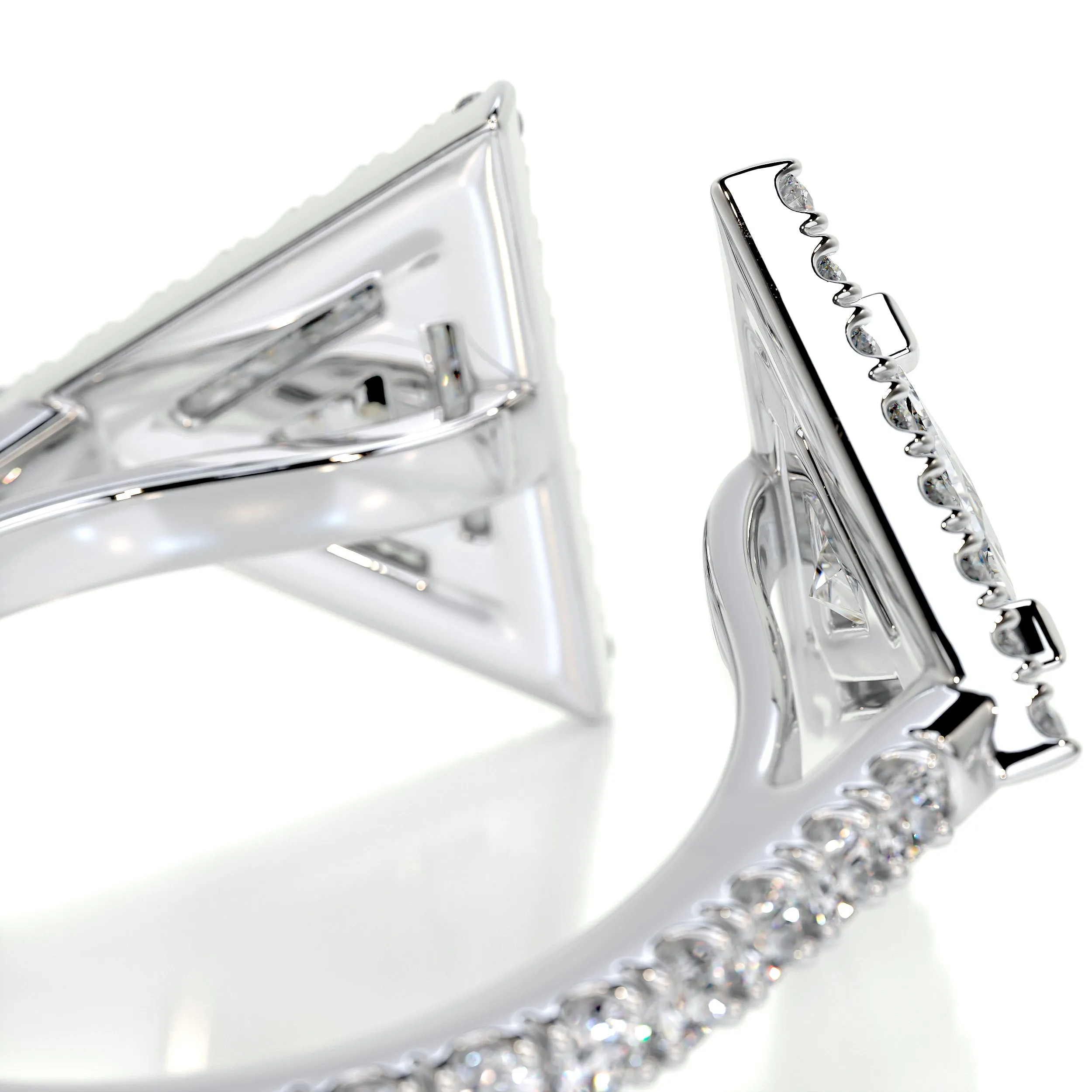 Olivia Fashion Diamond Ring   (1 carat) -18K White Gold