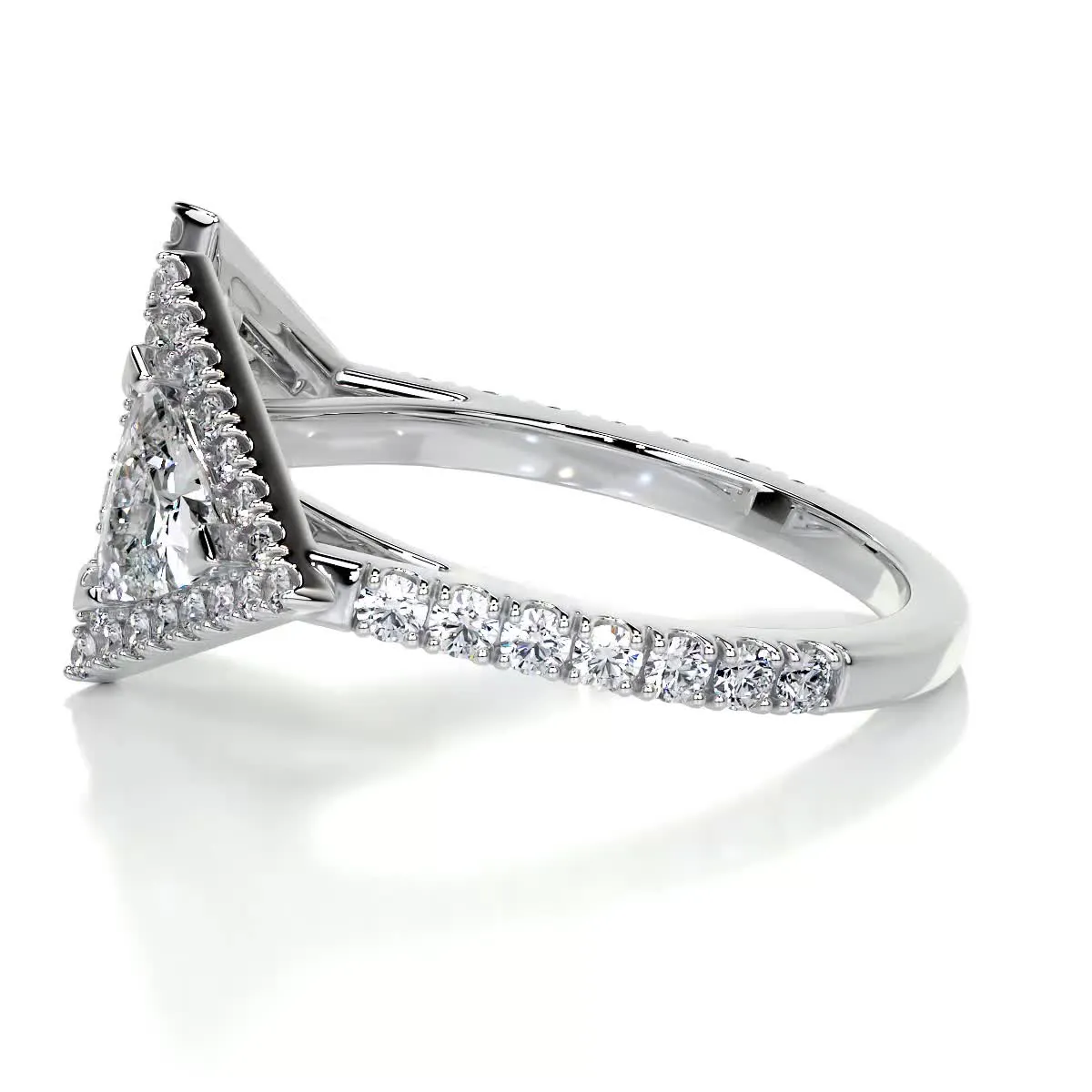Olivia Fashion Diamond Ring   (1 carat) -18K White Gold